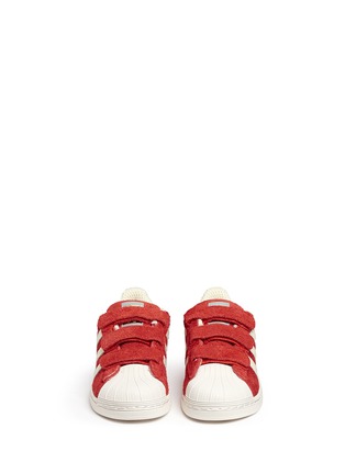 Figure View - Click To Enlarge - BONPOINT - x adidas 'Superstar' leather kids sneakers