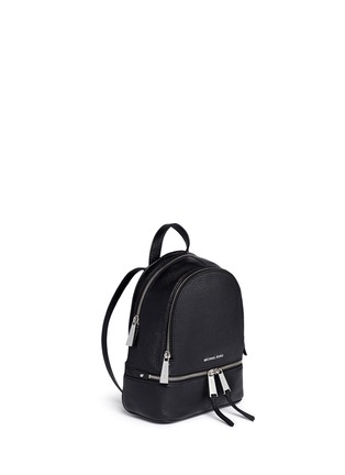 Front View - Click To Enlarge - MICHAEL KORS - 'Rhea' extra small leather backpack