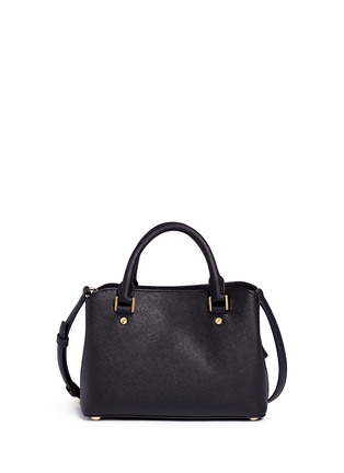 Back View - Click To Enlarge - MICHAEL KORS - Savannah' small saffiano leather satchel