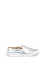 Main View - Click To Enlarge - BING XU - 'TriBeCa' mirror leather skate slip-ons