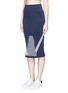 Front View - Click To Enlarge - 72883 - 'Compass' circular knit skirt