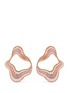Main View - Click To Enlarge - FERNANDO JORGE - 'Stream Cycle' diamond opal chalcedony 18k rose gold earrings