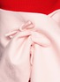Detail View - Click To Enlarge - SHUSHU/TONG - Detachable bow sash wool knit turtleneck dress