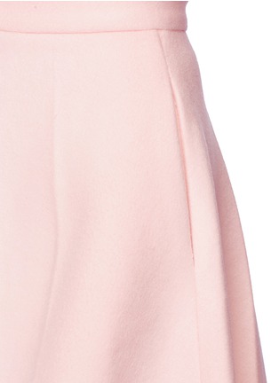 Detail View - Click To Enlarge - SHUSHU/TONG - Tailored A-line wool felt skirt