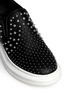 Detail View - Click To Enlarge - ALEXANDER MCQUEEN - Chunky outsole stud leather skate slip-ons