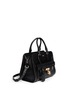 Figure View - Click To Enlarge - ALEXANDER MCQUEEN - 'Padlock' skull pocket leather tote
