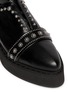 Detail View - Click To Enlarge - ALEXANDER MCQUEEN - Stud calfskin leather creepers