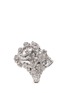 Detail View - Click To Enlarge - ALEXANDER MCQUEEN - Crystal forest skull ring