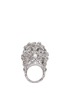 Main View - Click To Enlarge - ALEXANDER MCQUEEN - Crystal forest skull ring