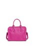 Back View - Click To Enlarge - ALEXANDER MCQUEEN - 'Padlock' small leather tote