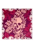 Main View - Click To Enlarge - ALEXANDER MCQUEEN - 'Victorian Flower Skull' silk chiffon scarf