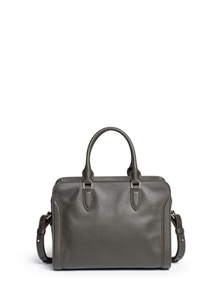 Back View - Click To Enlarge - ALEXANDER MCQUEEN - 'Padlock' small leather tote