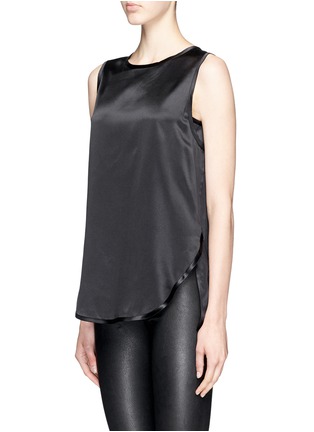Front View - Click To Enlarge - VINCE - Silk satin tank top