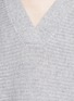Detail View - Click To Enlarge - VINCE - Side split hem wool-cashmere travelling rib knit sweater