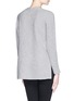 Back View - Click To Enlarge - VINCE - Side split hem wool-cashmere travelling rib knit sweater