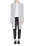 Main View - Click To Enlarge - VINCE - Shawl collar cotton-wool blend knit coat