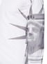 Detail View - Click To Enlarge - NEIL BARRETT - Statue of Liberty cotton poplin shirt