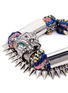 Detail View - Click To Enlarge - VENNA - Crystal jaguar head multi-thread bracelet
