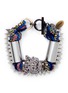 Main View - Click To Enlarge - VENNA - Crystal jaguar head multi-thread bracelet