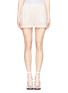 Main View - Click To Enlarge - SEE BY CHLOÉ - Eyelet lace elastic shorts