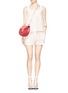 Figure View - Click To Enlarge - SEE BY CHLOÉ - Eyelet lace sleeveless top