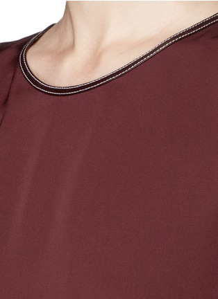 Detail View - Click To Enlarge - THEORY - 'Dantrell' silk top