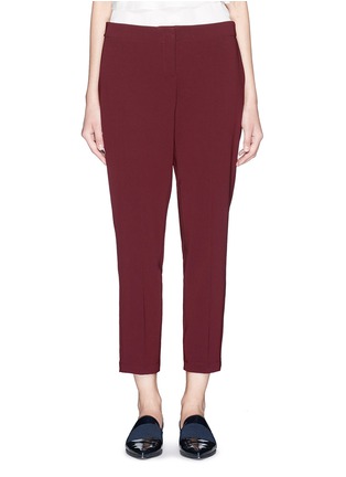 Main View - Click To Enlarge - THEORY - 'Padra' elastic waist cropped pants