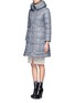 Front View - Click To Enlarge - ARMANI COLLEZIONI - Quilted puffer coat