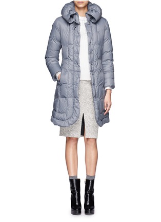 Figure View - Click To Enlarge - ARMANI COLLEZIONI - Quilted puffer coat