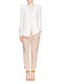 Figure View - Click To Enlarge - CHLOÉ - Metallic jacquard tie cuff jacket