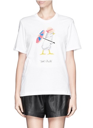 Main View - Click To Enlarge - MARKUS LUPFER - 'Hot Chick' sequin Alex T-shirt