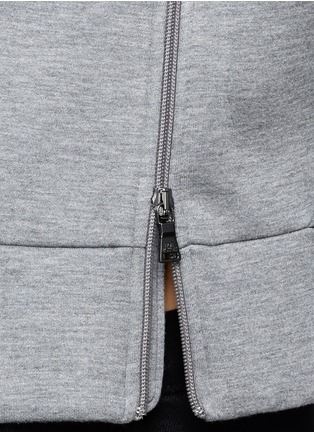 Detail View - Click To Enlarge - NEIL BARRETT - Thunderbolt bonded jersey sweatshirt