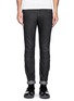 Main View - Click To Enlarge - NEIL BARRETT - Washed rib-knit panel skinny jeans