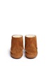 Figure View - Click To Enlarge - TORY BURCH - 'Collins' fringe shearling moccasin boots
