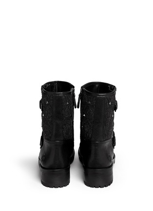 Back View - Click To Enlarge - TORY BURCH - 'Chrystie' stud quilted leather boots