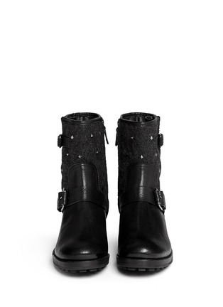 Figure View - Click To Enlarge - TORY BURCH - 'Chrystie' stud quilted leather boots