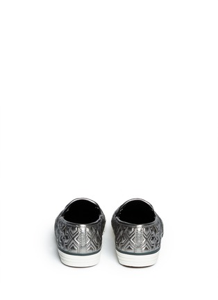 Back View - Click To Enlarge - TORY BURCH - 'Jesse' quilted leather slip-ons