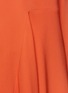 Detail View - Click To Enlarge - STELLA MCCARTNEY - Asymmetric ruffle skirt crepe dress
