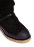 Detail View - Click To Enlarge - TORY BURCH - 'Boughton' quilted suede shearling boots