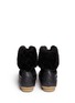 Back View - Click To Enlarge - TORY BURCH - 'Abbott' quilted shearling boots