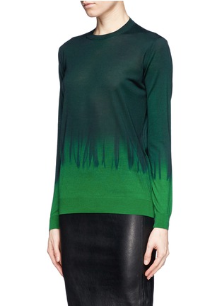 Front View - Click To Enlarge - STELLA MCCARTNEY - Tie dye wool-silk sweater