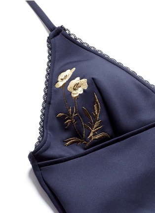 Detail View - Click To Enlarge - STELLA MCCARTNEY - 'Botanical Embroidery' one-piece swimsuit