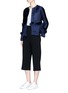 Figure View - Click To Enlarge - 73037 - Braided yarn frayed jacket