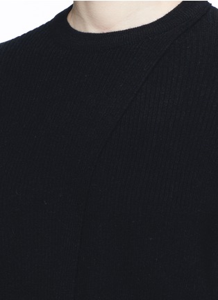 Detail View - Click To Enlarge - THE ROW - 'Courtney' cashmere cross front sweater