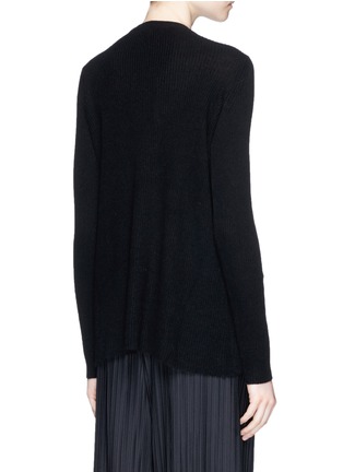 Back View - Click To Enlarge - THE ROW - 'Courtney' cashmere cross front sweater