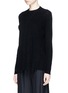 Front View - Click To Enlarge - THE ROW - 'Courtney' cashmere cross front sweater