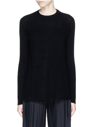 Main View - Click To Enlarge - THE ROW - 'Courtney' cashmere cross front sweater
