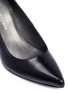 Detail View - Click To Enlarge - STUART WEITZMAN - 'Peekamid' bow leather pumps