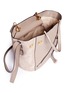 Detail View - Click To Enlarge - CHLOÉ - 'Myer' medium suede and leather double carry bag
