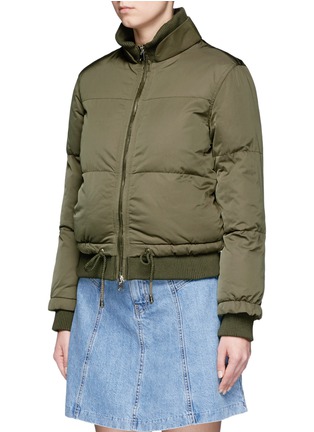 Front View - Click To Enlarge - TOPSHOP - 'Carter' drawstring puffer jacket